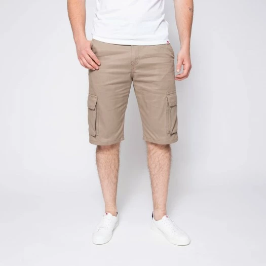 1083 BERMUDA CARGO DROIT 179 Coton Bio Denimoriginal Uni Beige Homme 3 1083 BERMUDA CARGO DROIT 179 Coton Bio Denimoriginal Uni Beige Homme