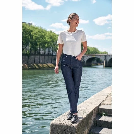 1083 T-SHIRT DROIT 306 SPLICE Lin Ecru Mixte 8 1083 T-SHIRT DROIT 306 SPLICE Lin Ecru Mixte - Image 6