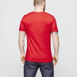 1083 T-SHIRT COL V 301 UNI Coton Bio Rouge Homme 8 1083 T-SHIRT COL V 301 UNI Coton Bio Rouge Homme -1083 boutique 301 rouge 1208