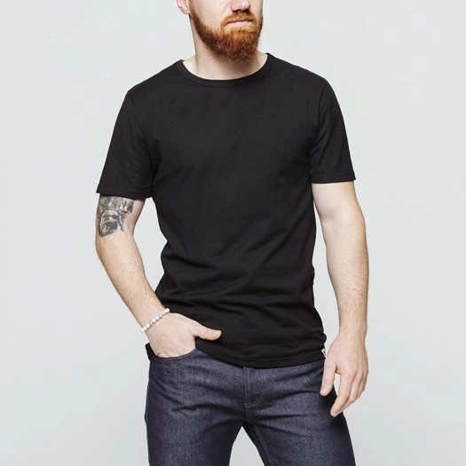 1083 T-SHIRT COL ROND 302 UNI Coton Bio Noir Homme 3 1083 T-SHIRT COL ROND 302 UNI Coton Bio Noir Homme