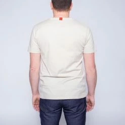 1083 T-SHIRT COL ROND 302 UNI Coton Bio Beige Homme 8 1083 T-SHIRT COL ROND 302 UNI Coton Bio Beige Homme -1083 boutique 302 beige 5