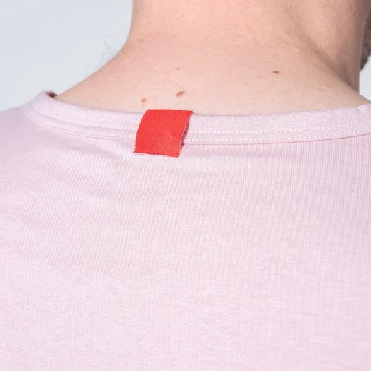 1083 T-SHIRT COL ROND 302 UNI Coton Bio Vieux Rose Homme 6 1083 T-SHIRT COL ROND 302 UNI Coton Bio Vieux Rose Homme - Image 4