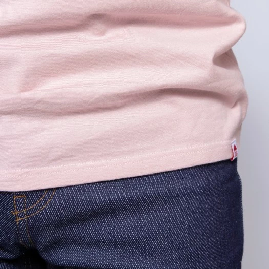 1083 T-SHIRT COL ROND 302 UNI Coton Bio Vieux Rose Homme 5 1083 T-SHIRT COL ROND 302 UNI Coton Bio Vieux Rose Homme - Image 3