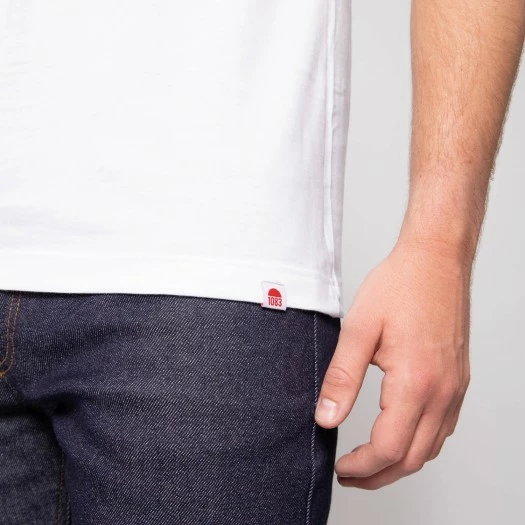 1083 T-SHIRT DROIT 304 UNI Coton Bio Blanc Homme 5 1083 T-SHIRT DROIT 304 UNI Coton Bio Blanc Homme - Image 3