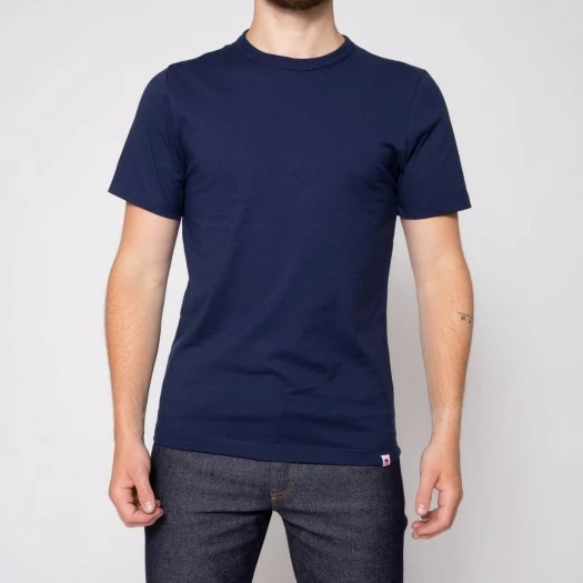 1083 T-SHIRT DROIT 304 UNI Coton Bio Bleu Marine Homme 3 1083 T-SHIRT DROIT 304 UNI Coton Bio Bleu Marine Homme