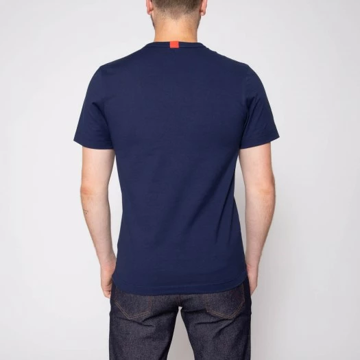 1083 T-SHIRT DROIT 304 UNI Coton Bio Bleu Marine Homme 4 1083 T-SHIRT DROIT 304 UNI Coton Bio Bleu Marine Homme - Image 2