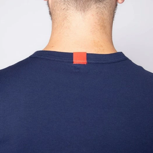 1083 T-SHIRT DROIT 304 UNI Coton Bio Bleu Marine Homme 7 1083 T-SHIRT DROIT 304 UNI Coton Bio Bleu Marine Homme - Image 5