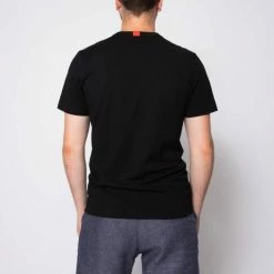 1083 T-SHIRT DROIT 304 UNI Coton Bio Noir Homme -1083 boutique 304 tshirt noir 2