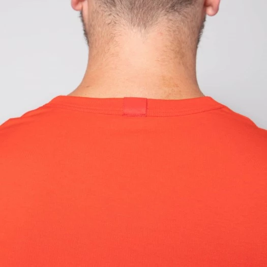 1083 T-SHIRT DROIT 304 UNI Coton Bio Vermillon Homme 7 1083 T-SHIRT DROIT 304 UNI Coton Bio Vermillon Homme - Image 5