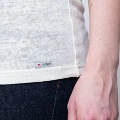 1083 T-SHIRT DROIT 306 SPLICE Lin Ecru Mixte 13 1083 T-SHIRT DROIT 306 SPLICE Lin Ecru Mixte -1083 boutique 304 tshirt mixte splice 2