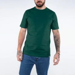 1083 T-SHIRT DROIT 304 UNI Coton Bio Vert Emeraude Homme