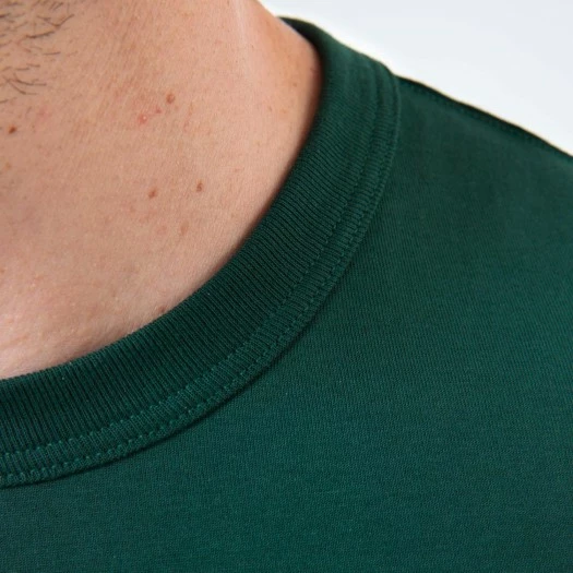 1083 T-SHIRT DROIT 304 UNI Coton Bio Vert Emeraude Homme 6 1083 T-SHIRT DROIT 304 UNI Coton Bio Vert Emeraude Homme - Image 5