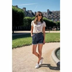 1083 SNEAKERS BASSES 913 Cuir Blanc/corail Unisexe -1083 boutique 403beige 178suf 913corail 2