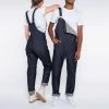 1083 SALOPETTE DROITE 571 Coton Bio Superdenim Flex Indigo Brut Unisexe -1083 boutique 571 salopette mixte suf 1