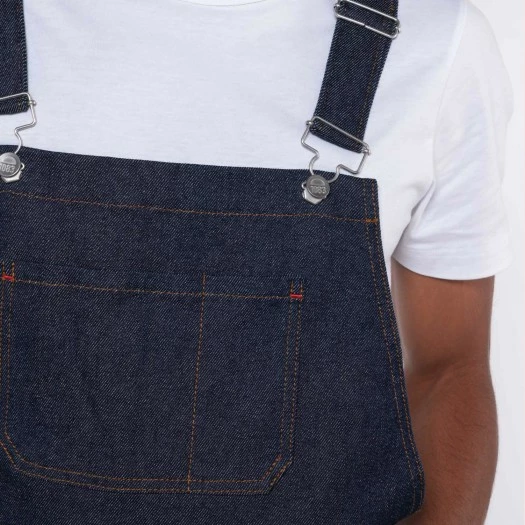 1083 SALOPETTE DROITE 571 Coton Bio Superdenim Flex Indigo Brut Unisexe 7 1083 SALOPETTE DROITE 571 Coton Bio Superdenim Flex Indigo Brut Unisexe - Image 5