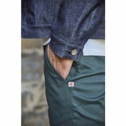 1083 CHINO AJUSTE 163 Coton Bio Filidenim Flex Uni Vert Emeraude Homme -1083 boutique 702 163 vert emeraude 2