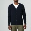 1083 CARDIGAN 718 VOLONTAIRE Laine Recyclee Bleu Homme 1 1083 CARDIGAN 718 VOLONTAIRE Laine Recyclee Bleu Homme -1083 boutique 718 cardigan