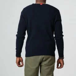 1083 CARDIGAN 718 VOLONTAIRE Laine Recyclee Bleu Homme 11 1083 CARDIGAN 718 VOLONTAIRE Laine Recyclee Bleu Homme -1083 boutique 718 cardigan 4