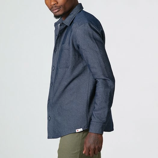 1083 SUR-CHEMISE 721 GOELAND LES HIRONDELLES Surcyclee Denimoriginal Bleu 4 1083 SUR-CHEMISE 721 GOELAND LES HIRONDELLES Surcyclee Denimoriginal Bleu - Image 3