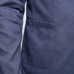 1083 VESTE CINTREE 782 INFINI BELLEVILLE Recyclee Superdenim Bleu Homme -1083 boutique 782 blazer belleville 9