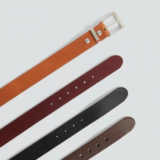 1083 CEINTURE BOUCLE CARREE 810 Cuir Marron Unisexe 4 1083 CEINTURE BOUCLE CARREE 810 Cuir Marron Unisexe - Image 2