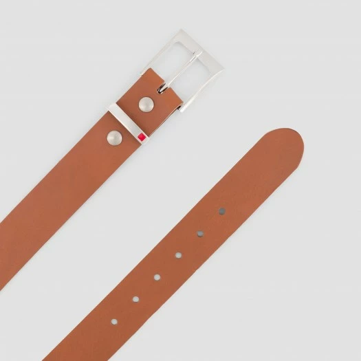 1083 CEINTURE BOUCLE CARREE 810 Cuir Camel Unisexe 2 1083 CEINTURE BOUCLE CARREE 810 Cuir Camel Unisexe