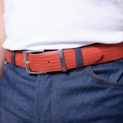 1083 CEINTURE 818 VOLONTAIRE LA VIE EST BELT Surcyclee Rouge Unisexe 9 1083 CEINTURE 818 VOLONTAIRE LA VIE EST BELT Surcyclee Rouge Unisexe -1083 boutique 818 rouge 1