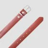 1083 CEINTURE 828 VOLONTAIRE LA VIE EST BELT Surcyclee Rouge Unisexe -1083 boutique 828 rouge xlveb