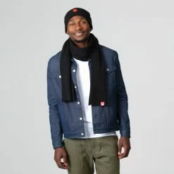 1083 BONNET 841 Coton Recycle Noir Unisexe