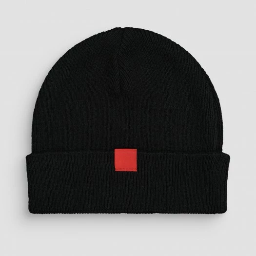 1083 BONNET 841 Coton Recycle Noir Unisexe 6 1083 BONNET 841 Coton Recycle Noir Unisexe - Image 4