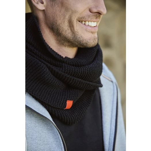 1083 TOUR DE COU 844 Recycle Noir Unisexe 5 1083 TOUR DE COU 844 Recycle Noir Unisexe - Image 4