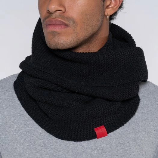 1083 TOUR DE COU 844 Recycle Noir Unisexe 3 1083 TOUR DE COU 844 Recycle Noir Unisexe - Image 2