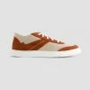 1083 SNEAKERS BASSES 901 Lin Cuir Beige/terracotta Unisexe 2 1083 SNEAKERS BASSES 901 Lin Cuir Beige/terracotta Unisexe -1083 boutique 901 lin terracotta side raw 1
