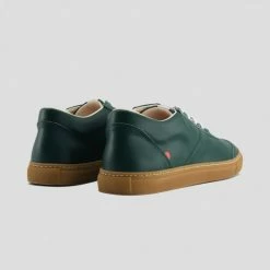 1083 SNEAKERS BASSES 902 Cuir Vert Sapin Unisexe 8 1083 SNEAKERS BASSES 902 Cuir Vert Sapin Unisexe -1083 boutique 902 vert sapin dos raw 1