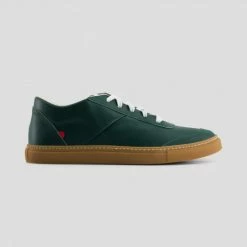 1083 SNEAKERS BASSES 902 Cuir Vert Sapin Unisexe