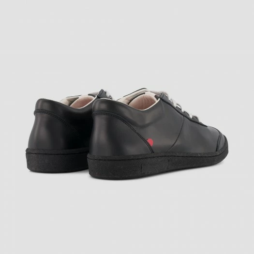 1083 SNEAKERS BASSES 902 Cuir Noir Unisexe 5 1083 SNEAKERS BASSES 902 Cuir Noir Unisexe - Image 3