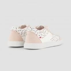 1083 SNEAKERS BASSES 903 Coton Bio Pavot/blanc Unisexe -1083 boutique 903 pavot talon