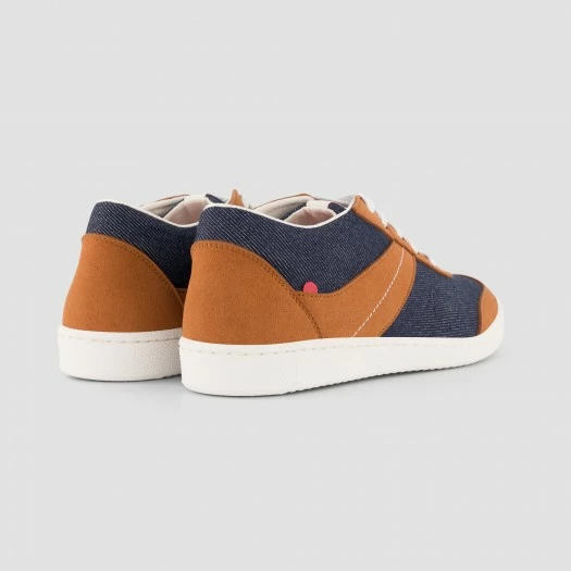 1083 SNEAKERS BASSES 903 Coton Bio Superdenim/marron Unisexe 5 1083 SNEAKERS BASSES 903 Coton Bio Superdenim/marron Unisexe - Image 3