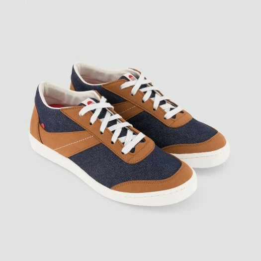 1083 SNEAKERS BASSES 903 Coton Bio Superdenim/marron Unisexe 4 1083 SNEAKERS BASSES 903 Coton Bio Superdenim/marron Unisexe - Image 2