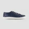 1083 SNEAKERS BASSES 911 Cuir Bleu Nuit Unisexe 2 1083 SNEAKERS BASSES 911 Cuir Bleu Nuit Unisexe -1083 boutique 911bln26 side