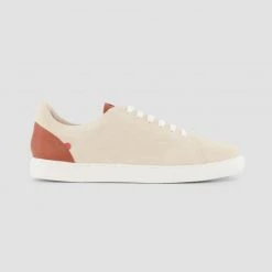 1083 SNEAKERS BASSES 912 Cuir Beige/terracotta Unisexe