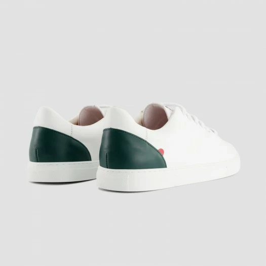 1083 SNEAKERS BASSES 912 Cuir Blanc/sapin Unisexe 5 1083 SNEAKERS BASSES 912 Cuir Blanc/sapin Unisexe - Image 3