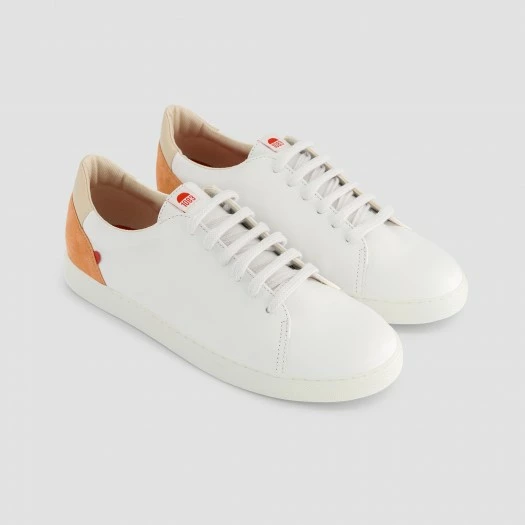 1083 SNEAKERS BASSES 912 Cuir Blanc/antique Unisexe 5 1083 SNEAKERS BASSES 912 Cuir Blanc/antique Unisexe - Image 3