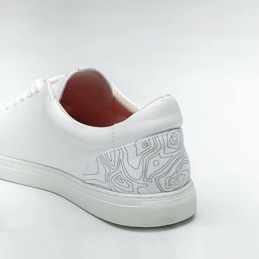 1083 SNEAKERS BASSES 912 Cuir Blanc/nature Unisexe 4 1083 SNEAKERS BASSES 912 Cuir Blanc/nature Unisexe - Image 2