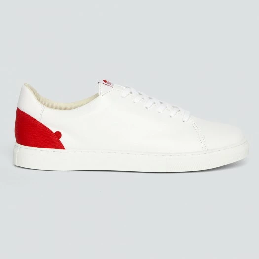 1083 SNEAKERS BASSES 912 Cuir Blanc/rouge Unisexe 3 1083 SNEAKERS BASSES 912 Cuir Blanc/rouge Unisexe