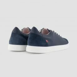 1083 SNEAKERS BASSES 912 Cuir Bleu Unisexe 10 1083 SNEAKERS BASSES 912 Cuir Bleu Unisexe -1083 boutique 912ble49 39 dos raw 1