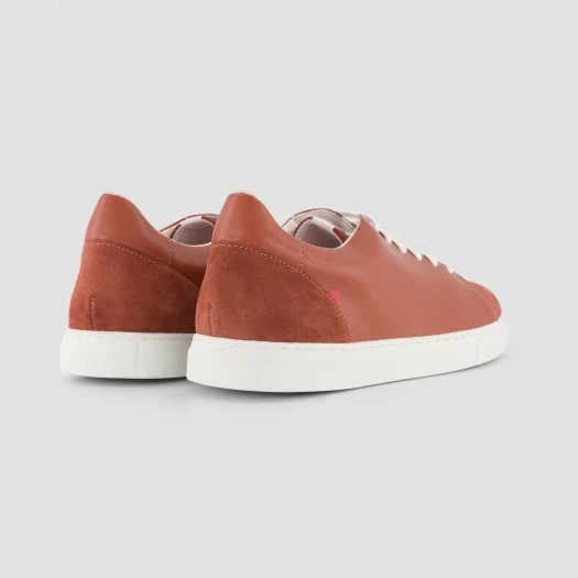 1083 SNEAKERS BASSES 912 Cuir Terracotta Unisexe 5 1083 SNEAKERS BASSES 912 Cuir Terracotta Unisexe - Image 3
