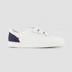 1083 SNEAKERS BASSES 913 Cuir Blanc/superdenim Unisexe