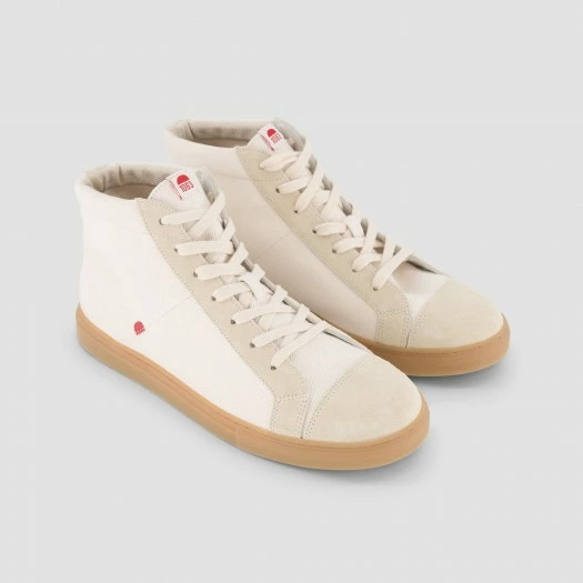 1083 SNEAKERS MONTANTES 951 Coton Bio Ecru/beige Unisexe 4 1083 SNEAKERS MONTANTES 951 Coton Bio Ecru/beige Unisexe - Image 2