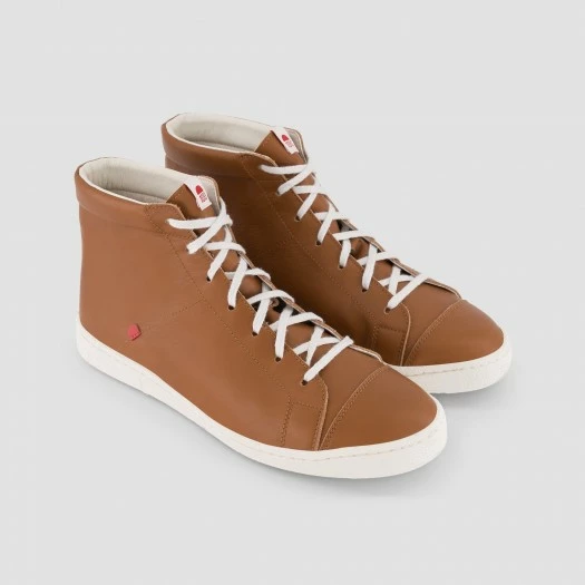 1083 SNEAKERS MONTANTES 951 Cuir Camel Unisexe 4 1083 SNEAKERS MONTANTES 951 Cuir Camel Unisexe - Image 2